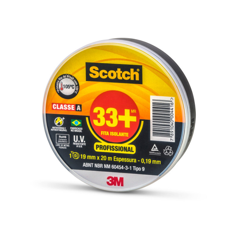 FITA ADESIVADA ISOLANTE 3M SCOTCH 19 MM X 20 MT