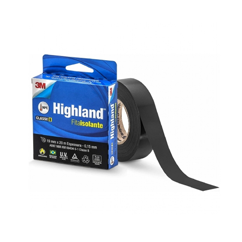 FITA ISOLANTE 3M HIGHLAND 19 MM X 20 MT