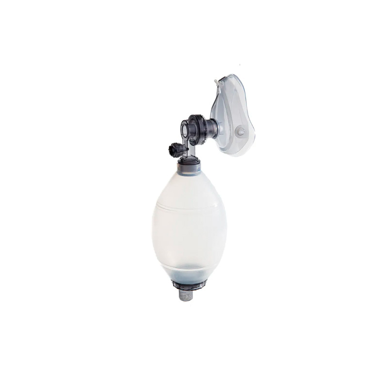 REANIMADOR MANUAL TIPO AMBU ADULTO COM RESERVATÓRIO COMPLETO EM SILICONE AUTOCLAVAVEL