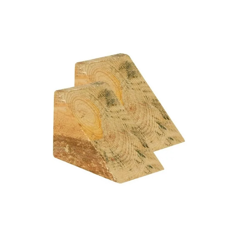 CALCO MADEIRA COM RAMPA RETA PARA ESTACIONAMENTO 200 X 150 X 150 MM