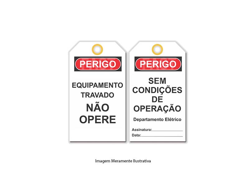 CARTAO DE TRAVAMENTO AUTO LAMINAVEL BRANCO