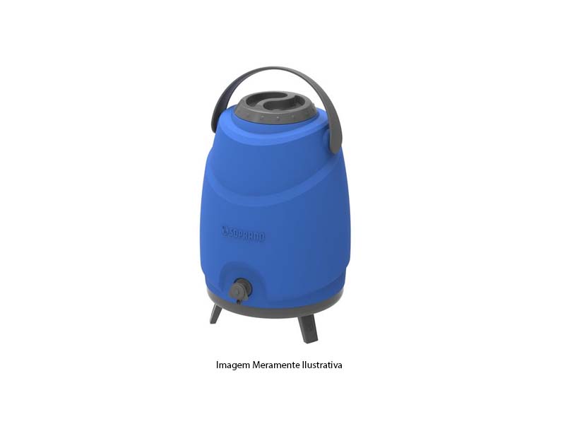 GARRAFAO TERMICO SOPRANO AZUL 12L