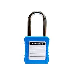 CADEADO BFLEX HASTE ACO 06MM COM REVESTIMENTO PLASTICO AZUL 38MM