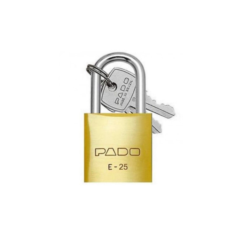 CADEADO PADO LATÃO 25MM