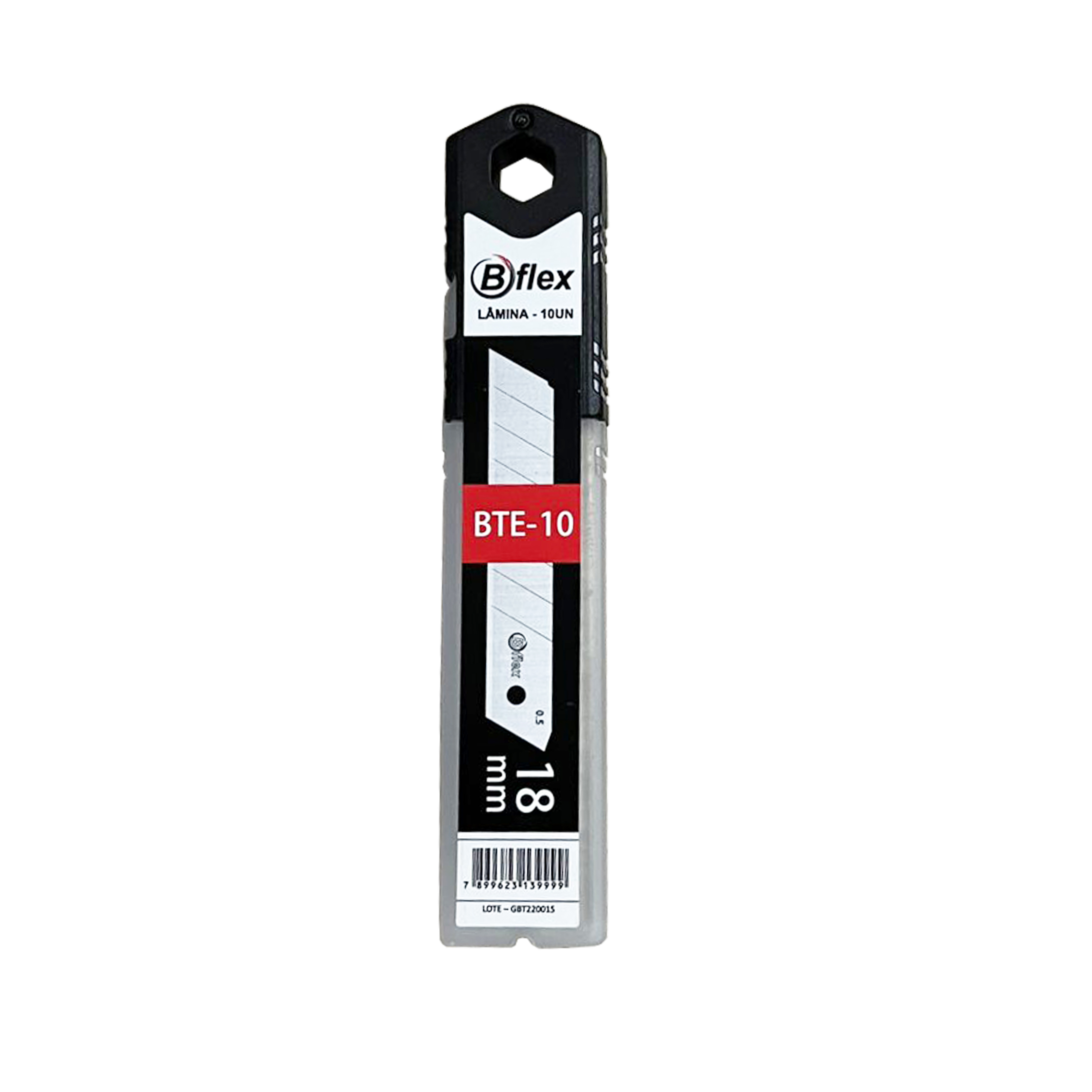 LAMINA ESTILETE 18MM CX10 LAMINAS BFLEX