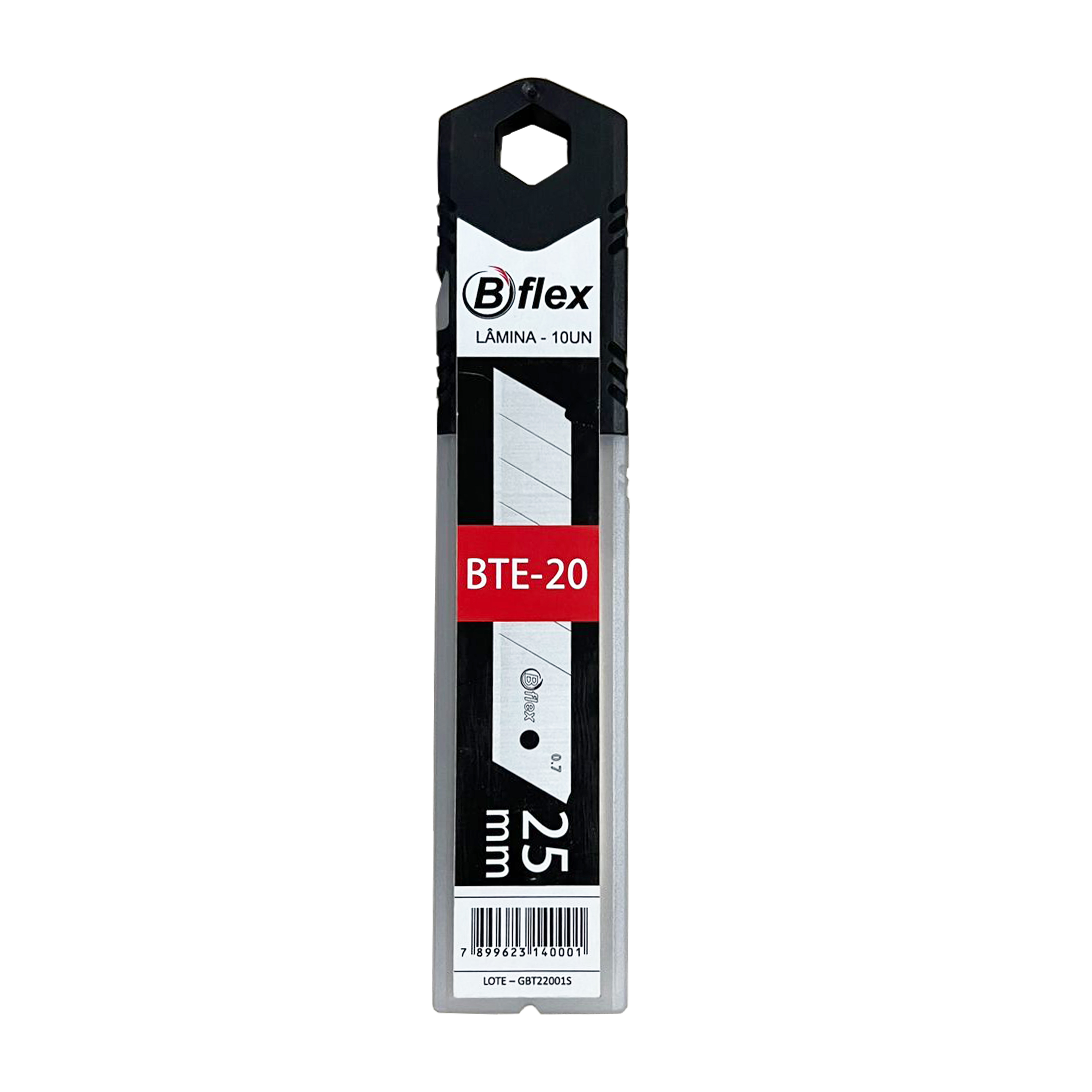 LAMINA ESTILETE 25MM CX10 LAMINAS BFLEX