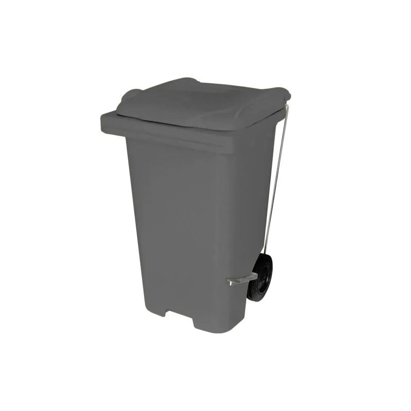 Container Com Rodinhas CONTAINER PLASTICO COM RODAS 300MM E PEDAL LATERAL CAPACIDADE DE 240 ...