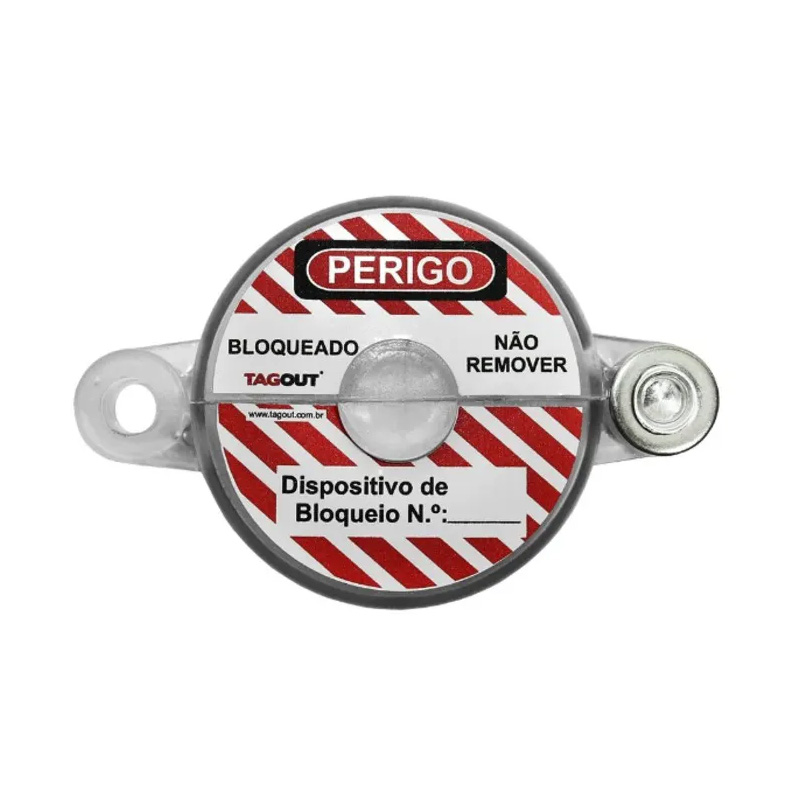 BLOQUEIO DE BOTAO COGUMELO DE EMERGENCIA FURO 33MM