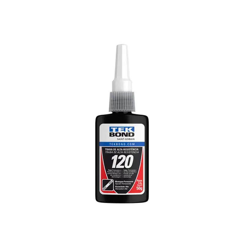 TRAVA ROSCA TEKBOND 120 VISCOSIDADE ALTA VERMELHO 50G