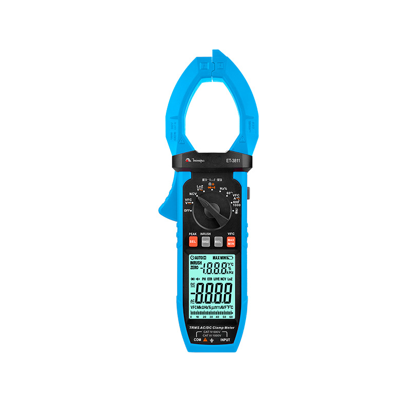 ALICATE AMPERIMETRO DIGITAL MINIPA ET-3811 CATEGORIA IV 600V
