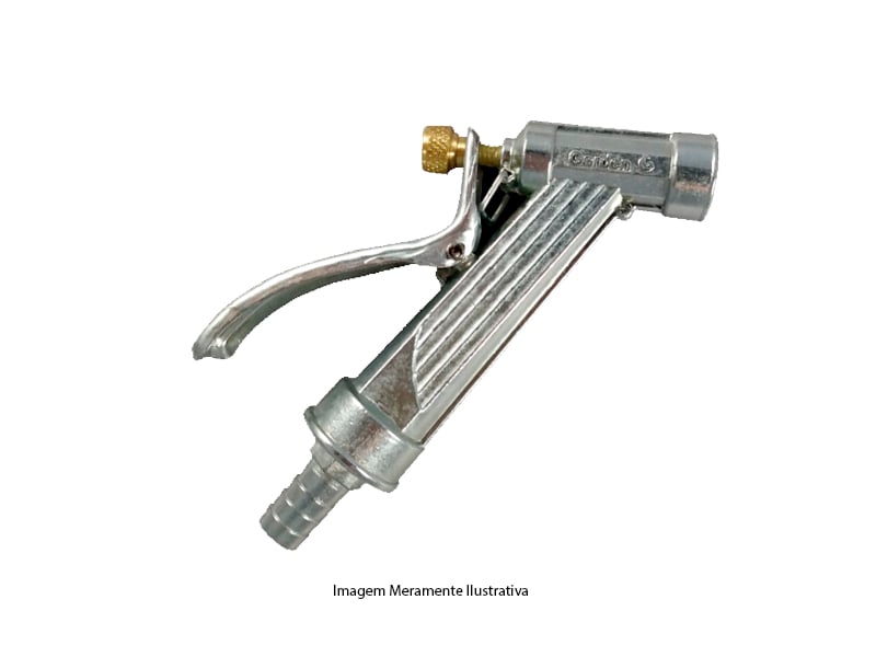 ESGUICHO REVOLVER TRADICIONAL METAL PARA MANGUEIRA 3/4