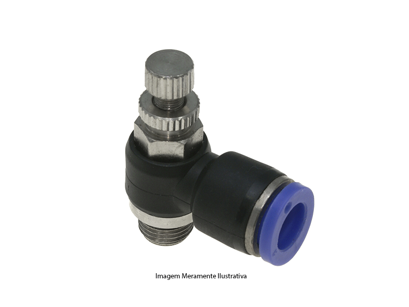 REGULADOR FLUXO PNEUMATICO 08 - BSP 1/4