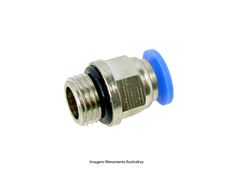 CONECTOR PNEUMATICO RETO MACHO 06 - BSP 3/8