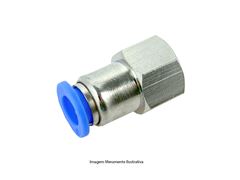 CONECTOR PNEUMATICO RETO FEMEA 08 - BSP 1/2