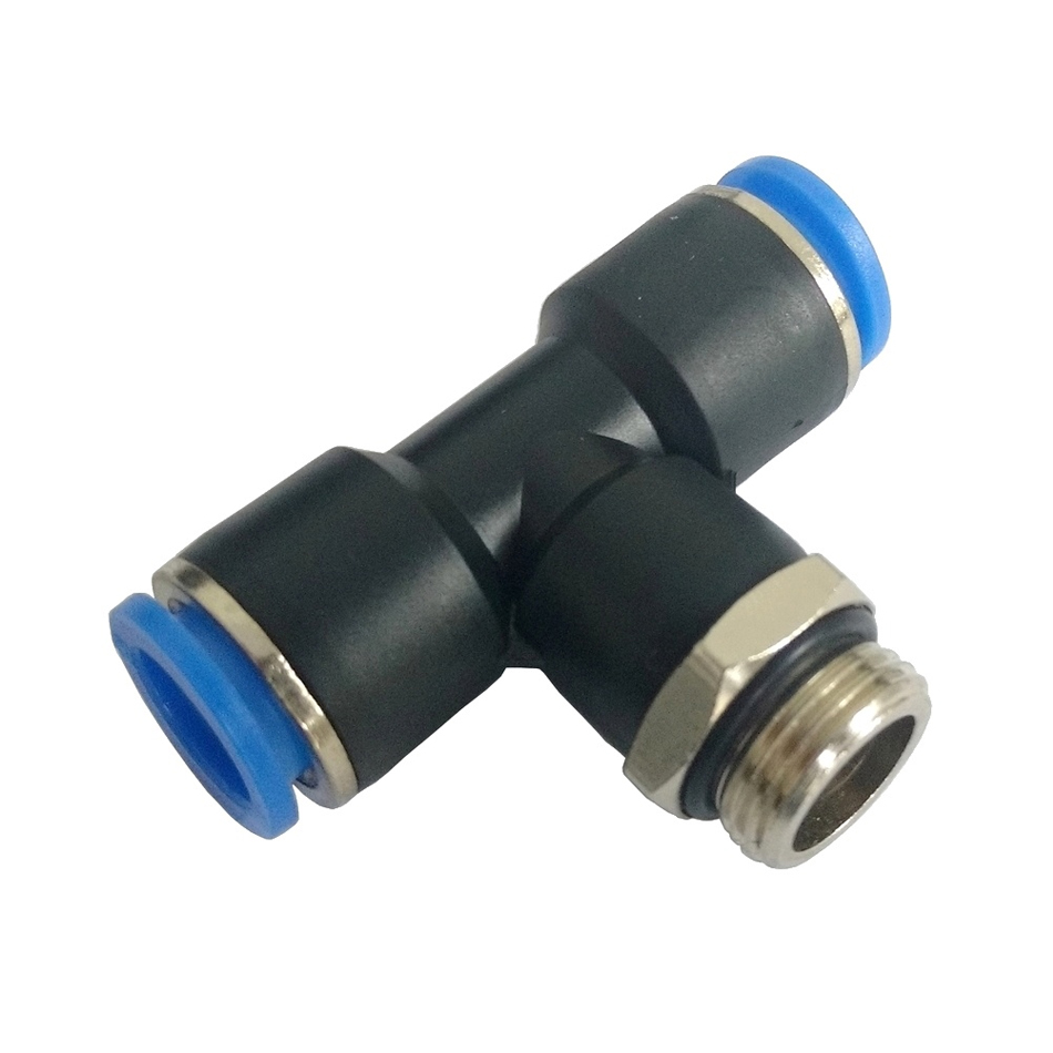 TEE PNEUMATICO MACHO CENTRAL 04 - BSP 04 01 1/8