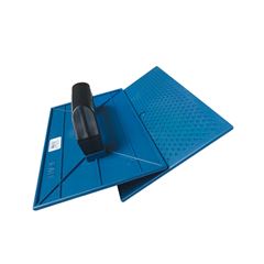 DESEMPENADEIRA PVC CORRUGADA AZUL 18X30CM