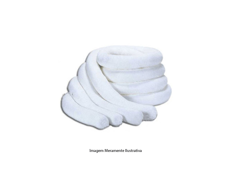 CORDÃO ABSORVENTE ARGENTEX BRANCO 7,6X1,20 MT (30 UN)