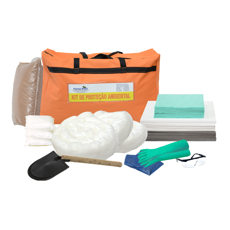 KIT PROTECAO AMBIENTAL ARGETEX BOLSA LARANJA 50 LT LINHA BRANCA