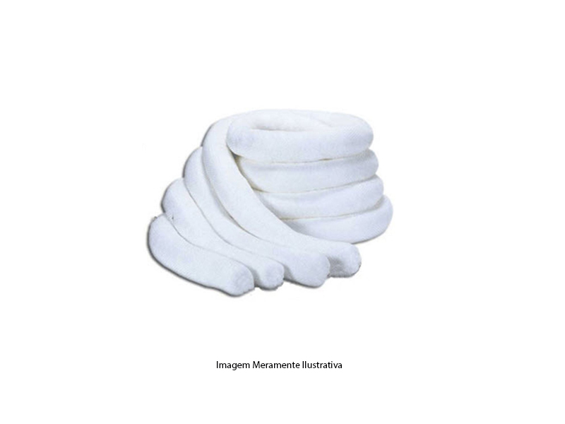 CORDAO ABSORVENTE BRANCO 07,60 CM X 01,20 MT