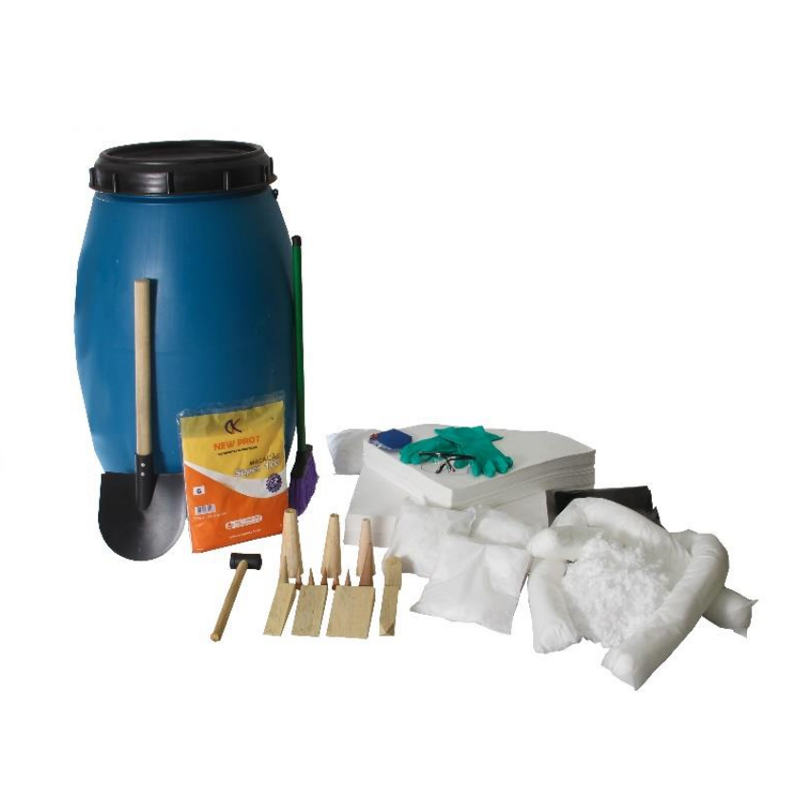 KIT ARGETEX PROTEÇÃO AMBIENTAL SORBENT ABSORÇÃO PETROLEO E DERIVADOS 100L