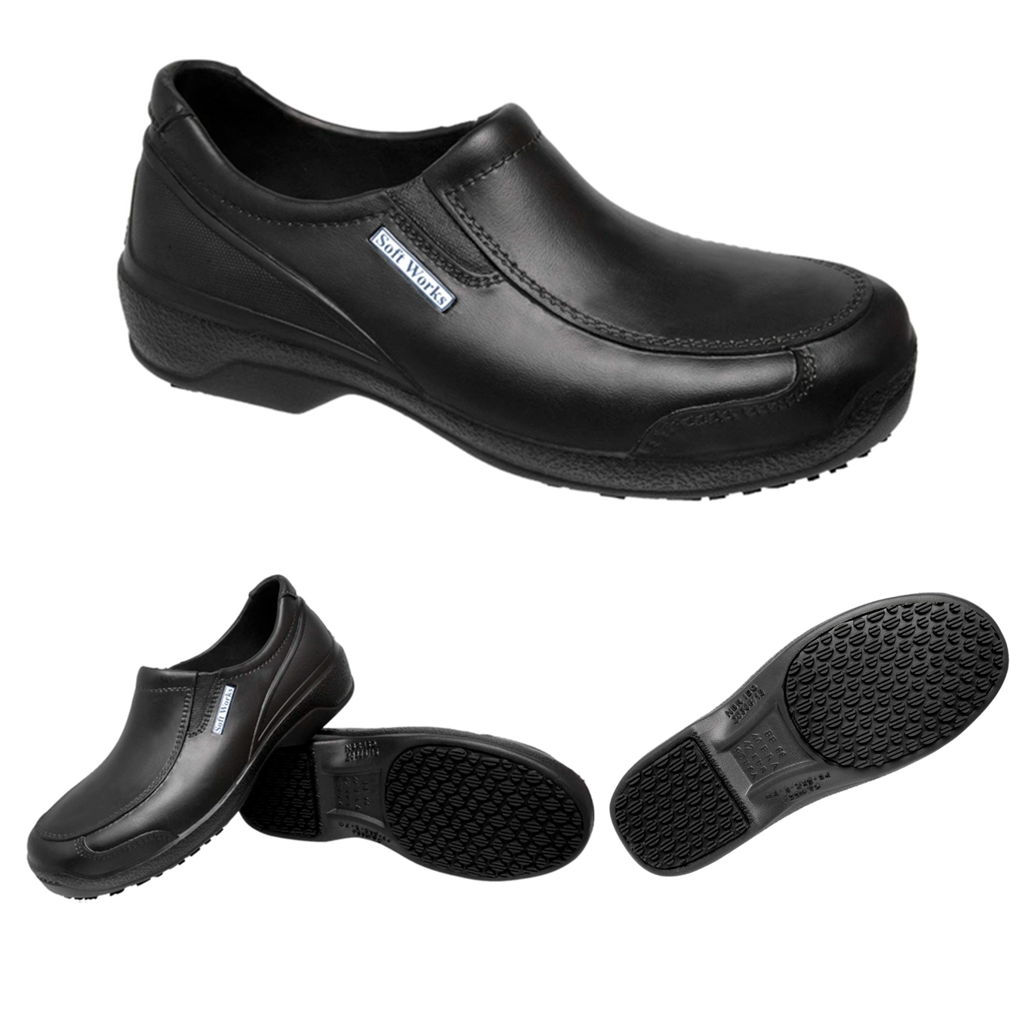 SAPATO SOCIAL EVA SOFT WORKS BB67 ANTIDERRAPANTE SEM BICO CA 42508
