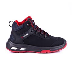 TENIS BRACOL BTIM DETROIT BICO PVC PRETO VERMELHO CA48397