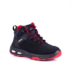 TENIS BRACOL BTIM DETROIT BICO PVC PRETO VERMELHO CA48397
