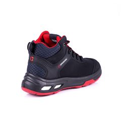 TENIS BRACOL BTIM DETROIT BICO PVC PRETO VERMELHO CA48397