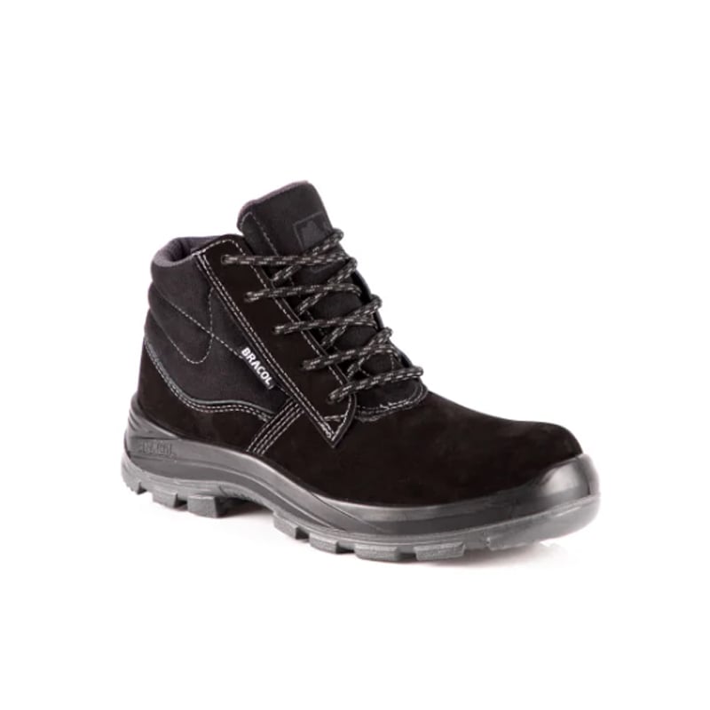 BOTINA BRACOL AMARRAR NOBUCK BIDENSIDADE BAFN BICO COMPOSITE PRETO CA 42169