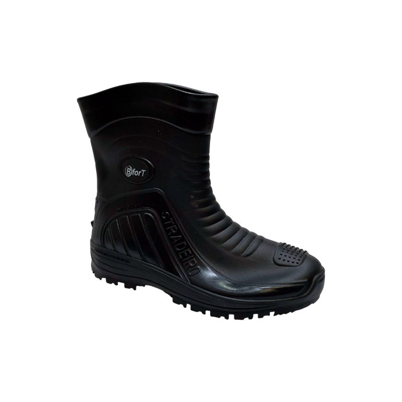 BOTA PVC BFORT STRADEIRO PRETA SEM BICO CA 44883