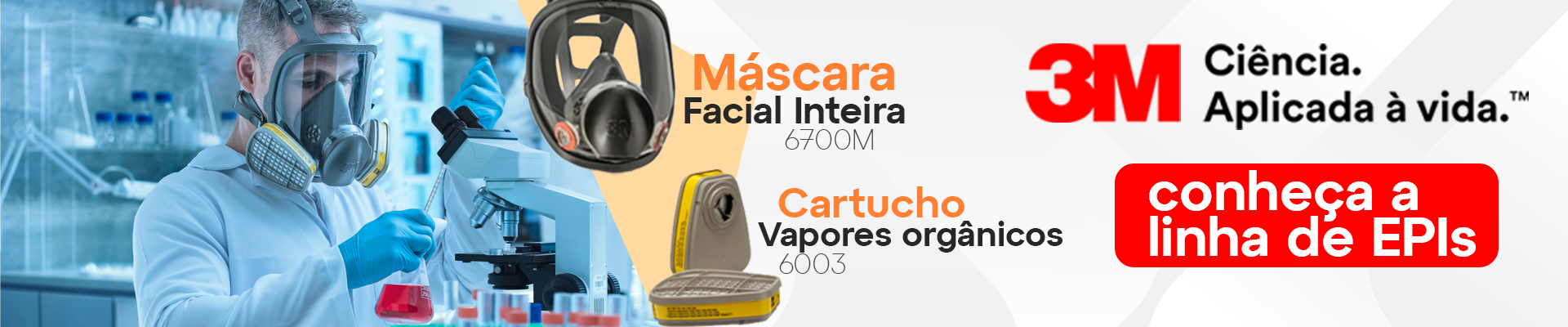 3M - Máscara e Cartucho